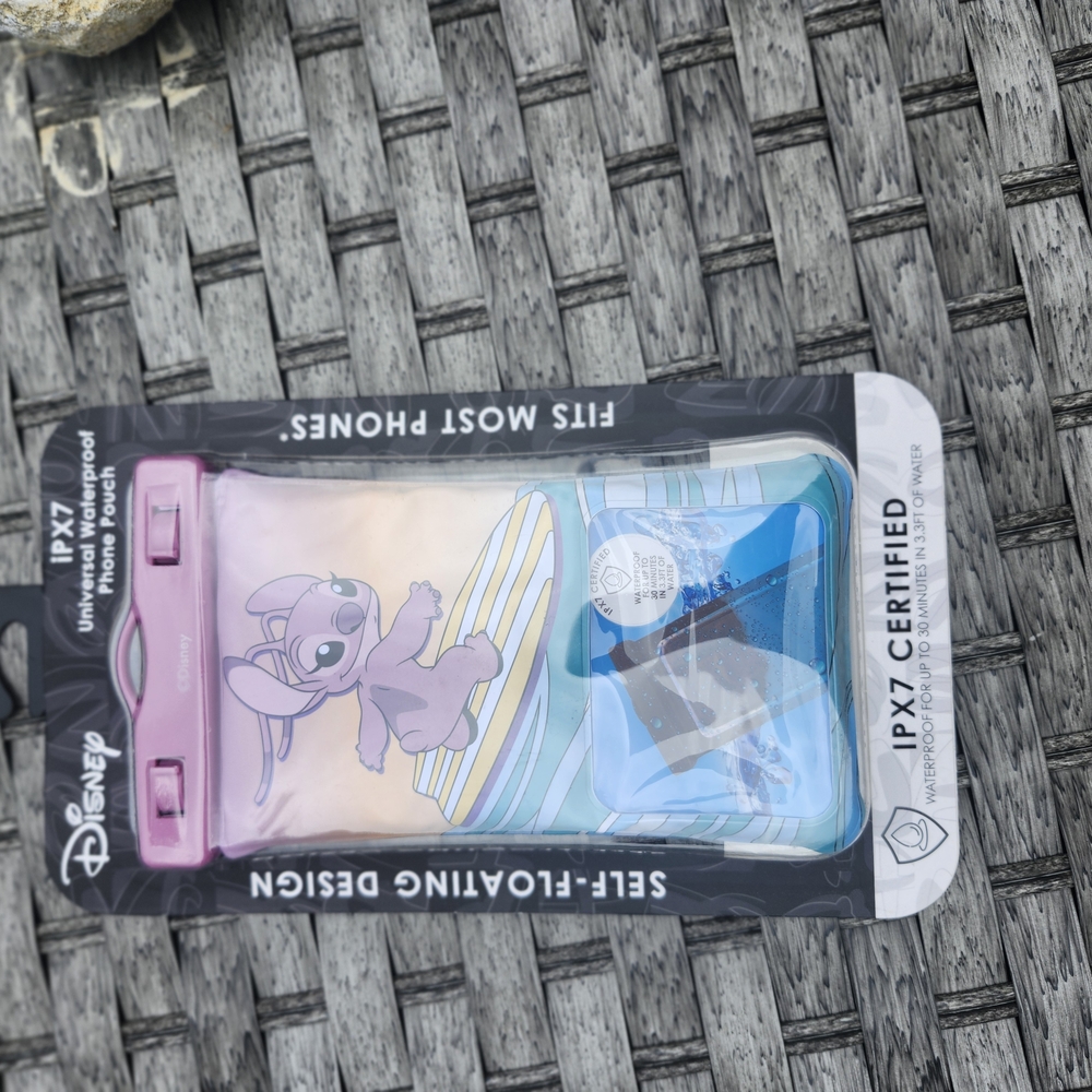 Disney Stitch Waterproof Phone Case - Pink and Blue